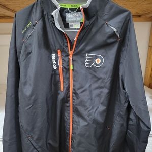 Black Flyers hockey zip-up jacket